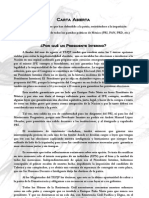 Carta Abierta ¿Por qué Un presidente Interino?