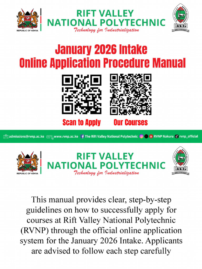 RVNP Online Application Procedure Manual 20252026 - Compressed | PDF