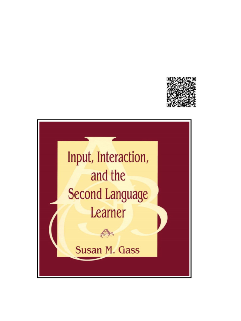 Input Interaction and The Second Language Learner: Ebookgrade - Com/?p ...