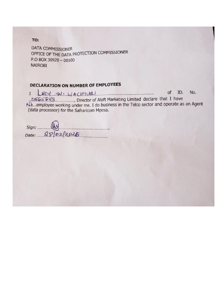 Employee Declaration | PDF