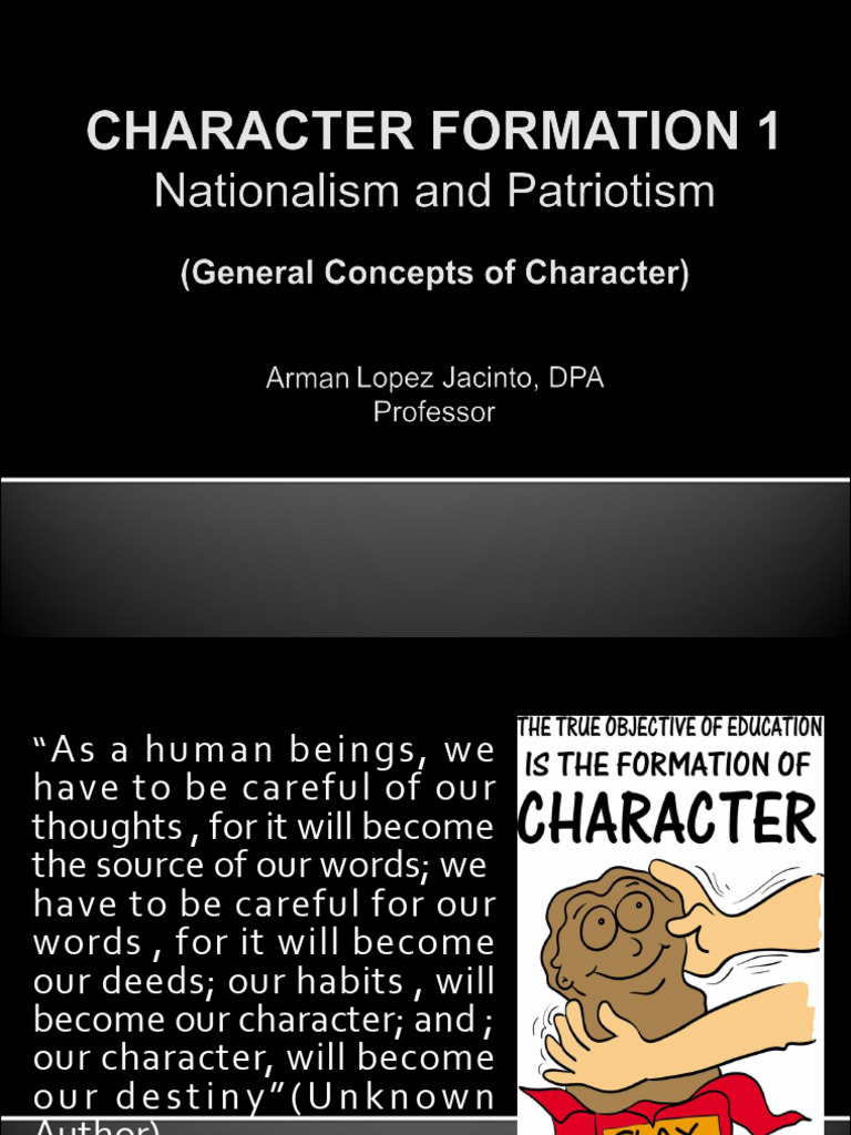 General Concepts of Character Formation | PDF | Courage | Psychology