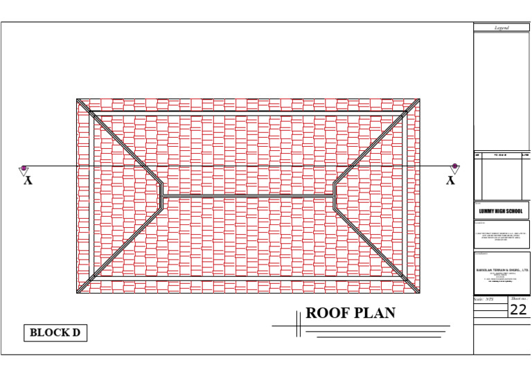 Roof Plan: Block D | PDF