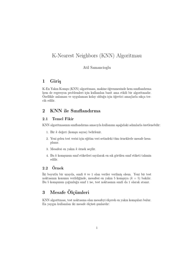 12 KNN Algorithm | PDF