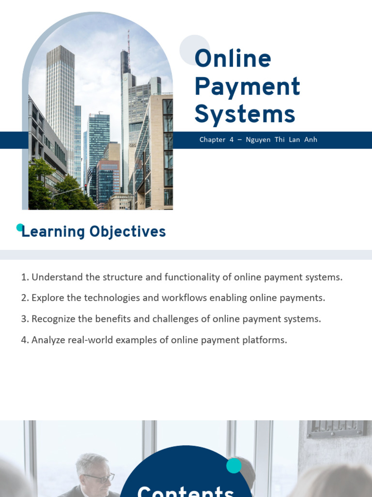 Chapter 4 - Online Payment Systems Full | PDF | Banks | Wire Transfer