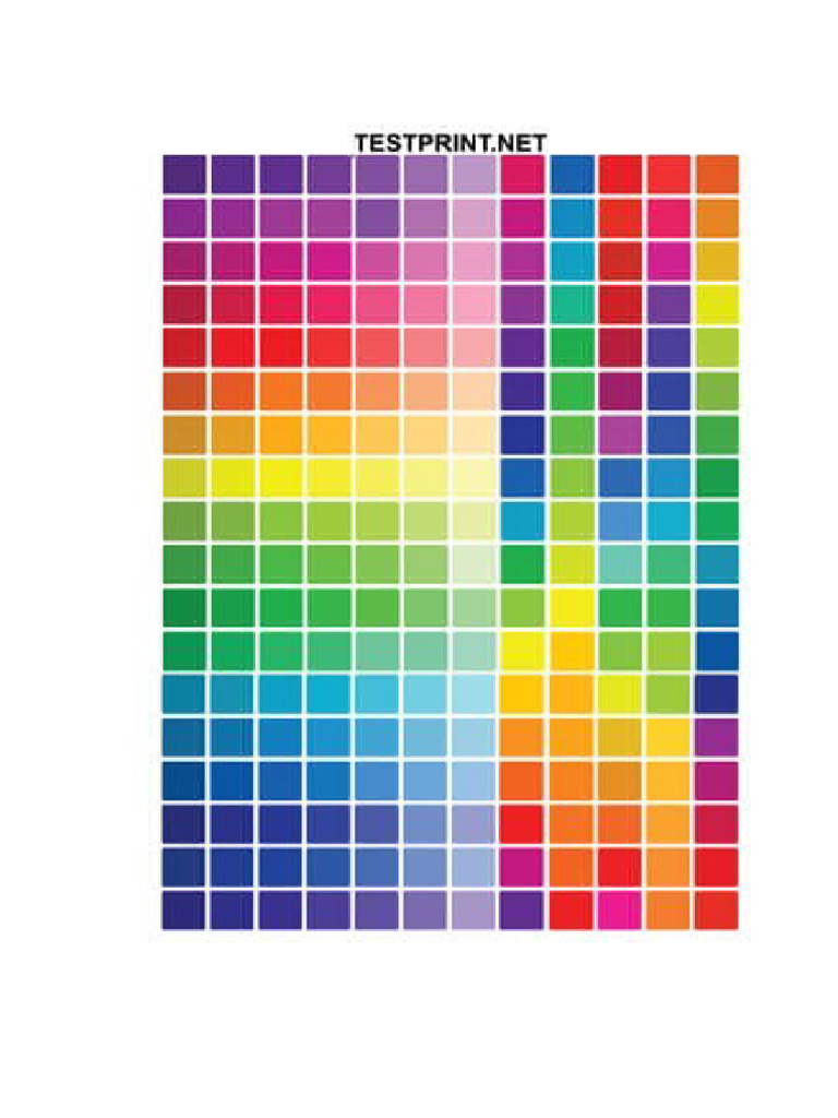 Print Test Colours | PDF