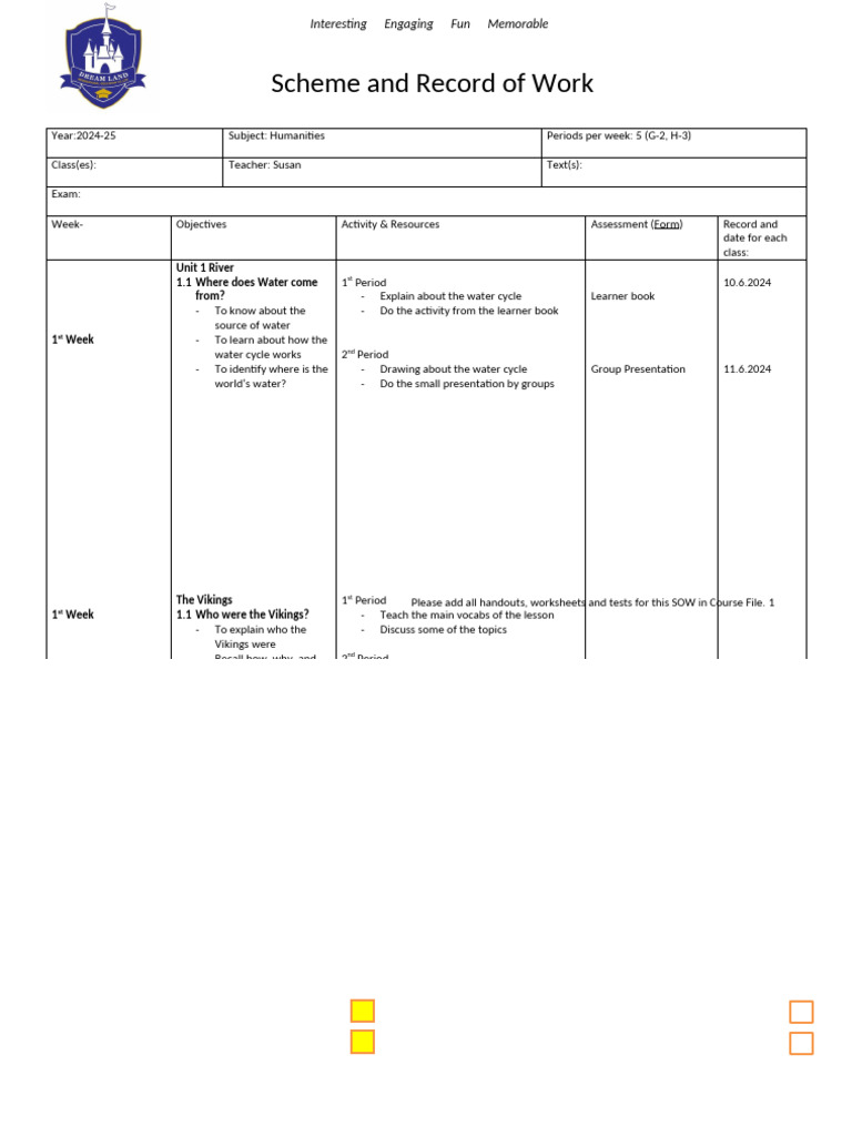 Week 1 Y-6 Humanities | PDF
