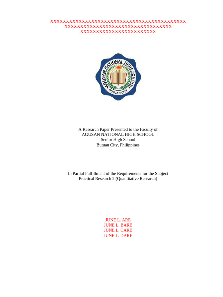 PR2 Research Paper Template 1 | PDF | Methodology | Science