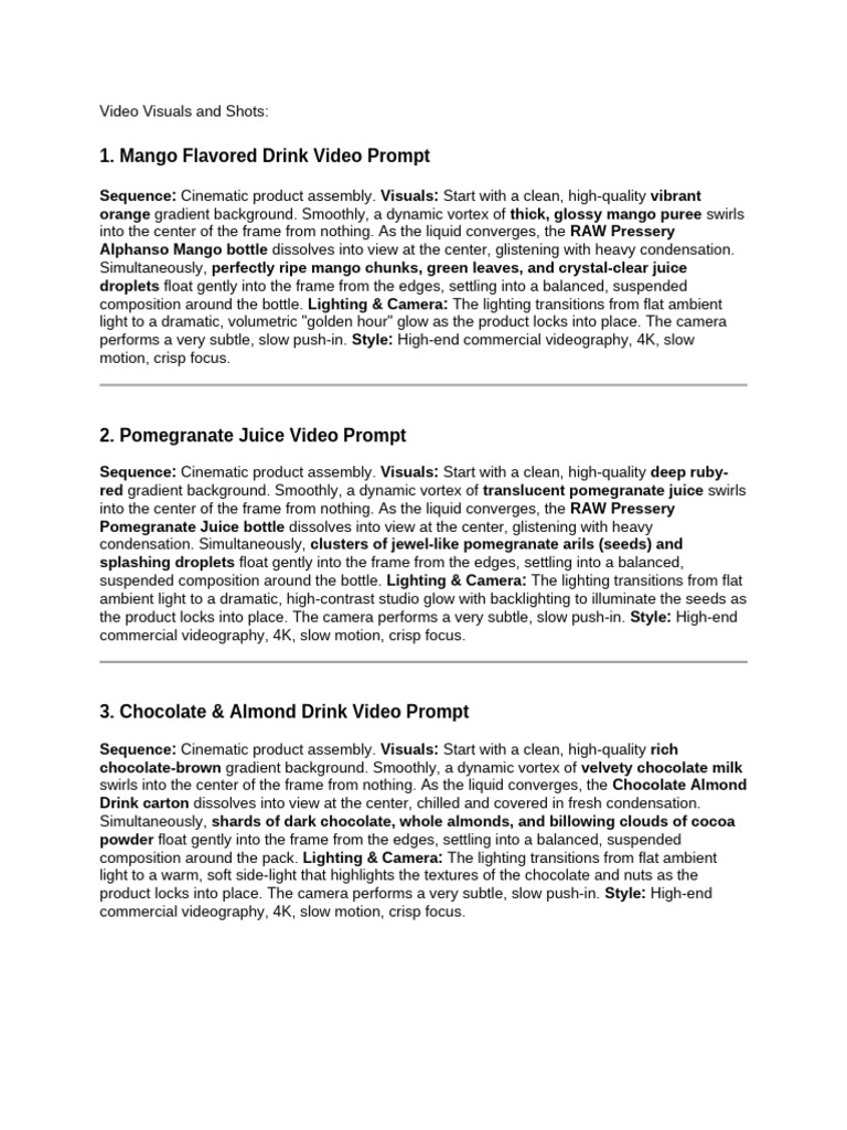 Prompts For Visuals Nano Banana | PDF