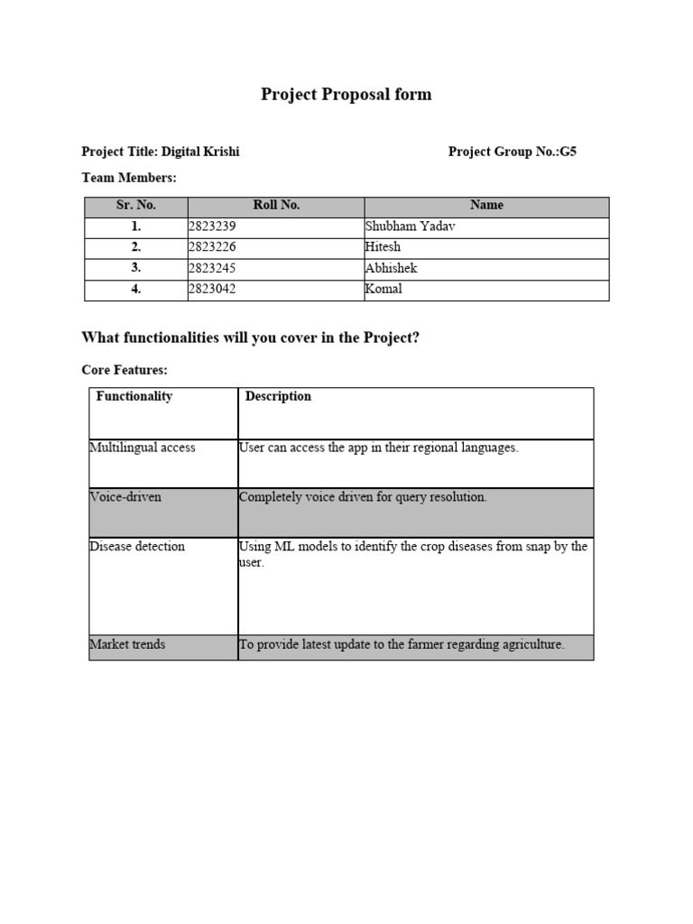 Synopsis Form | PDF