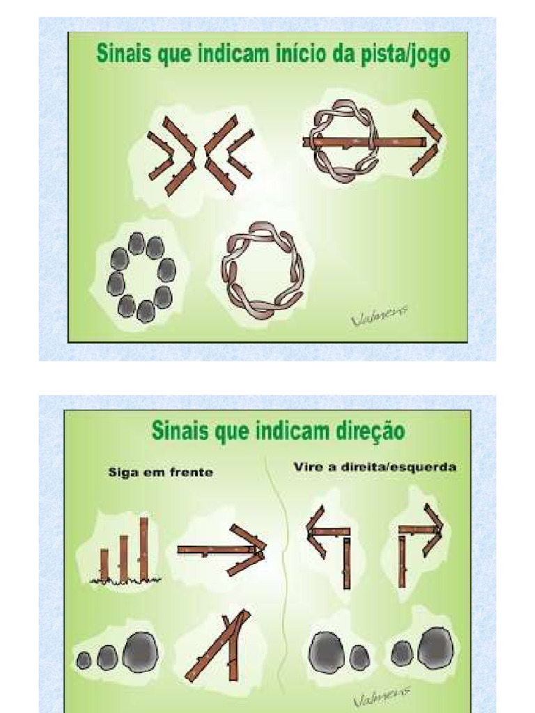 Sinais de Pista- Símbolos | PDF