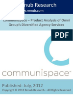 Renub Research: Communispace - Product Analysis of Omni Group's Diversified Agency Services