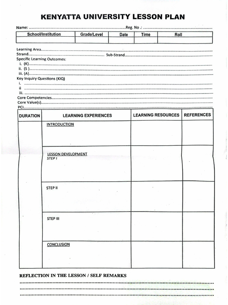 Lesson Plan | PDF