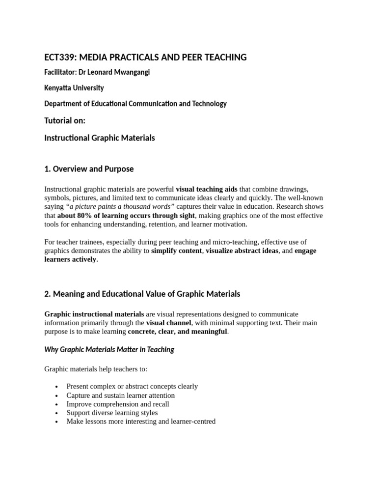 Tutorial On Graphic Materials | PDF | Graphics | Learning