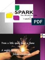 From A Little Spark Burst A Flame & A Mighty Flames Follows A Tiny Spark