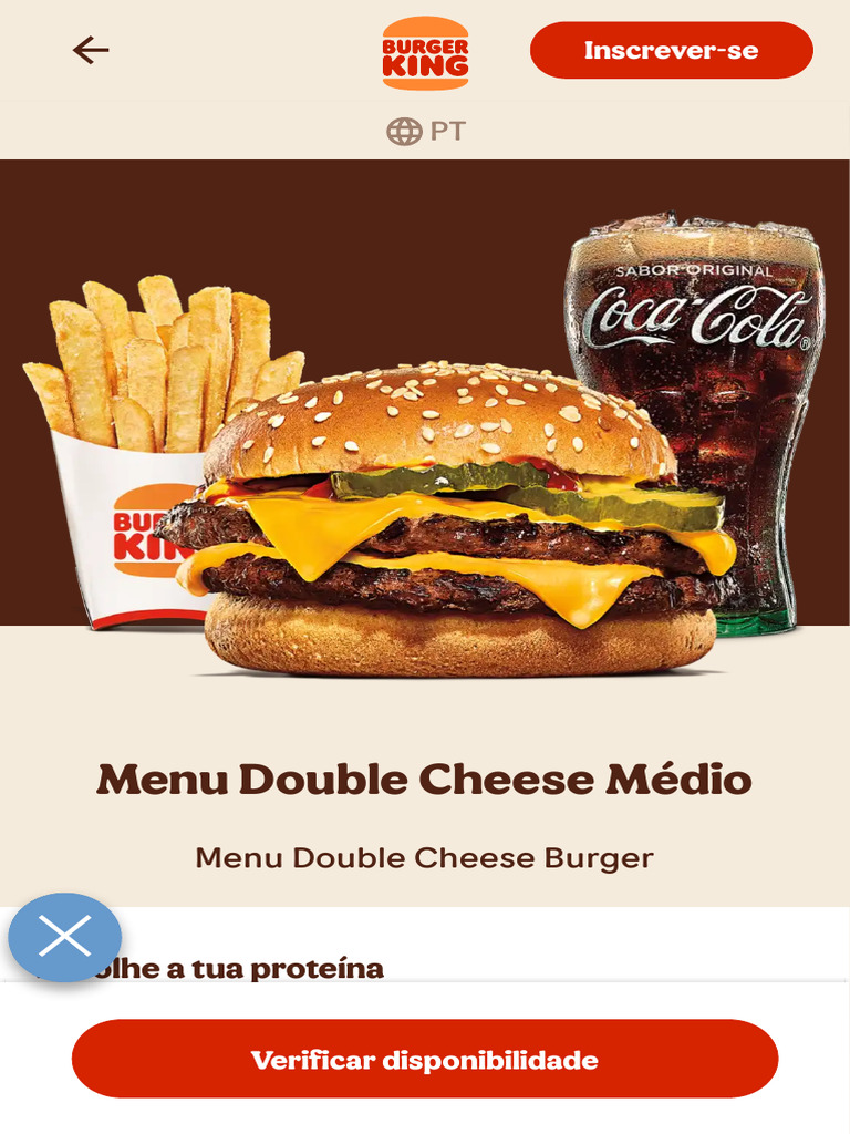 Menu Double Cheese Burger | PDF