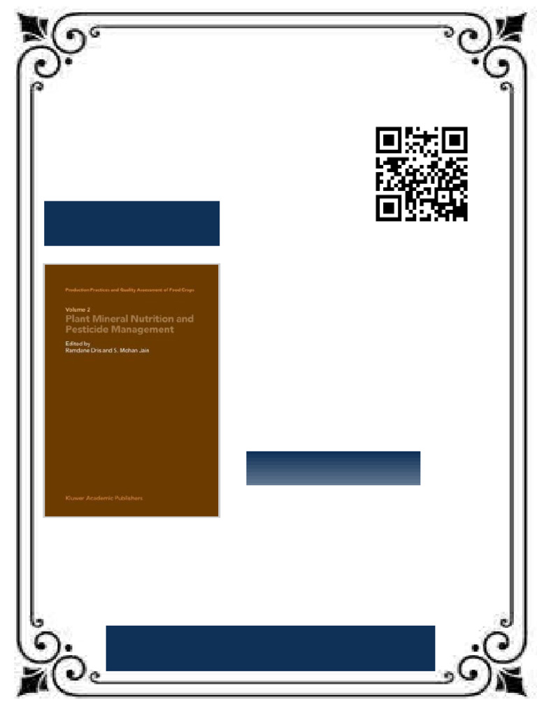 Production Practices and Quality Assessment of Food Crops Ramdane Dris ...