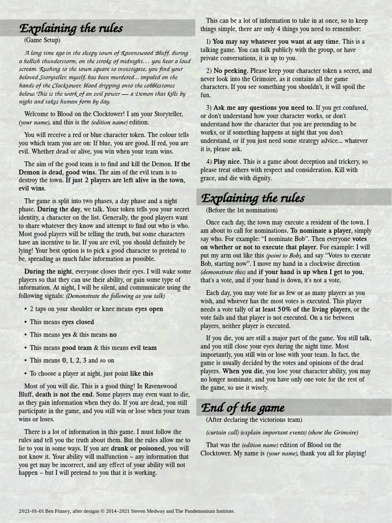Rules Merged | PDF