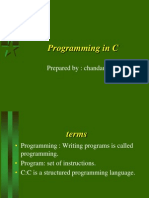 Programming in C