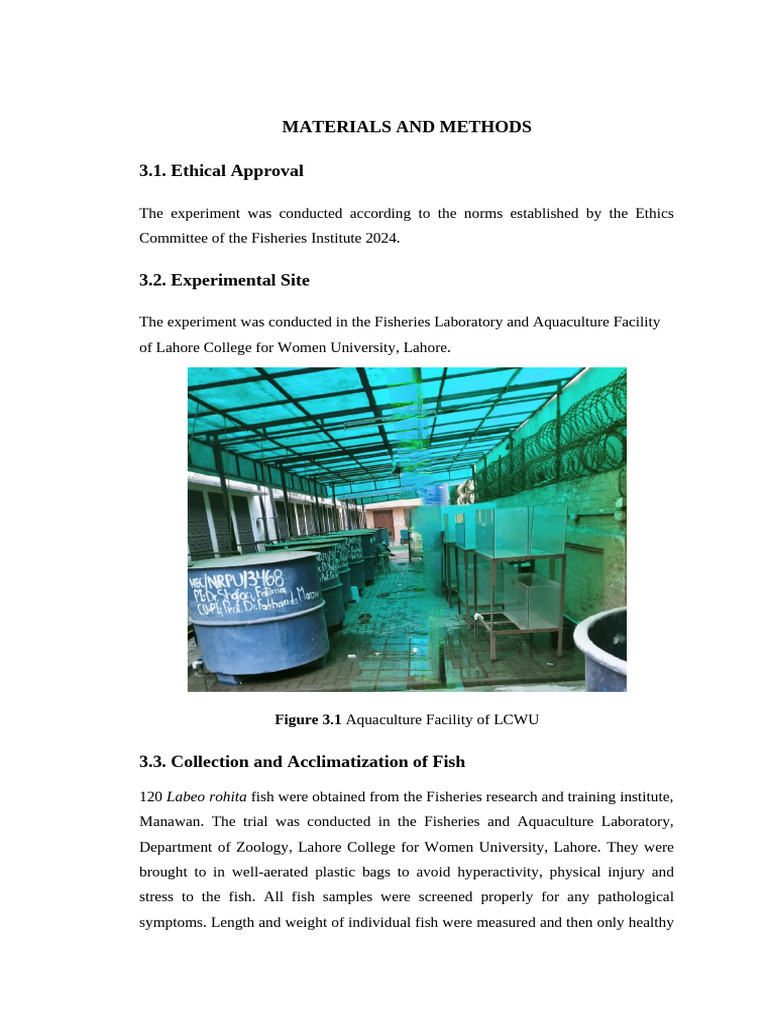 Ch#3 MATERIALS AND METHODS | PDF | Probiotic | Experiment