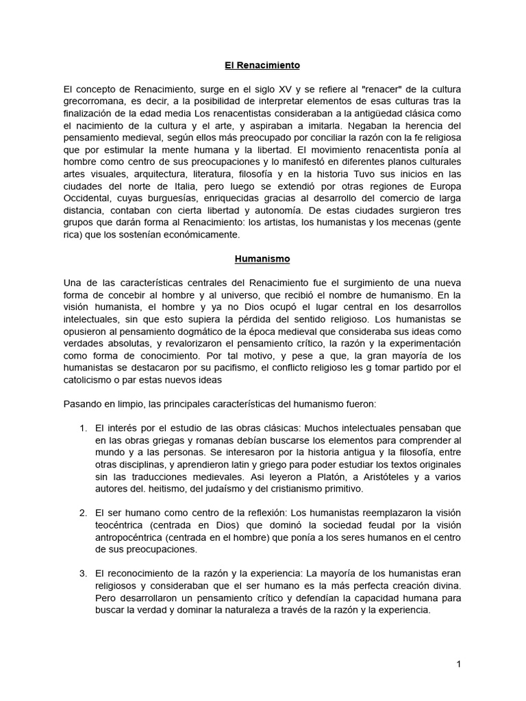 Historia | PDF | Martin Luther | Renacimiento