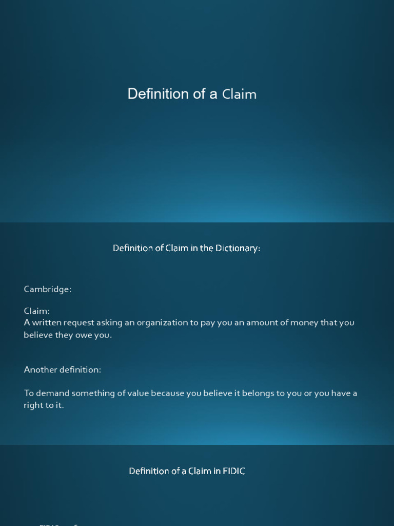 Lesson+2+Definition+of+Claims KM | PDF