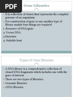 Gene Libraries