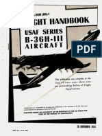 1954 T O 1B 36H III 1 Flight Handbook USAF Series B 36H III Aircraft PT 1