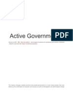 Active Government: Sap, Ibm, Red Hat Citizen Centered Perspective