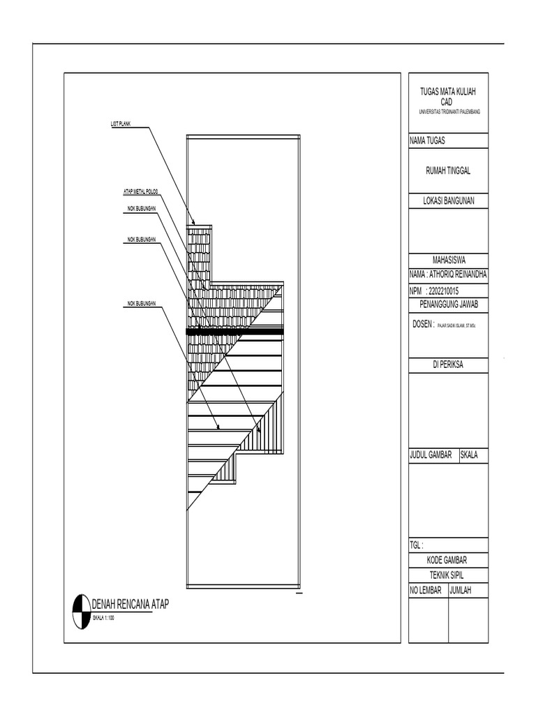 Denah Atap Torik | PDF