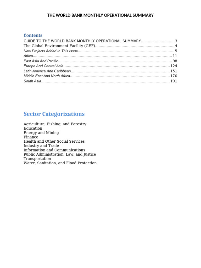 Dec 2021 Monthly Operational Summary | PDF | Global Environment ...
