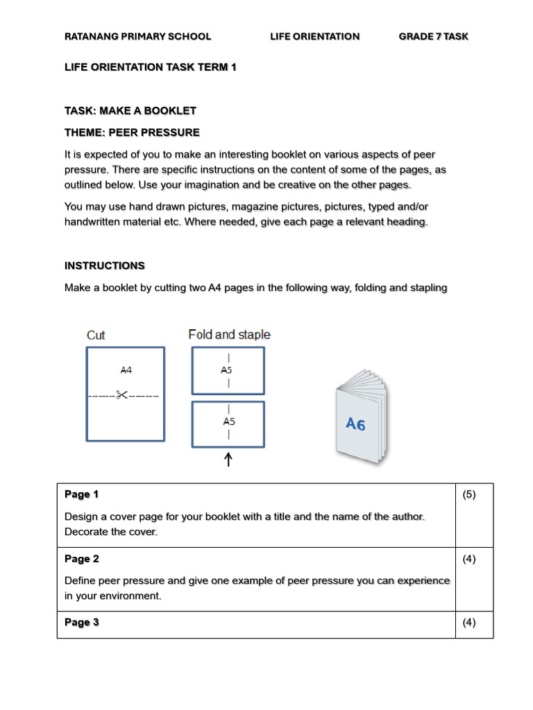LO Written Task | PDF | Cognition | Psychology