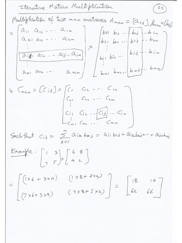 03 - Strassen's Matrix Multiplication | PDF