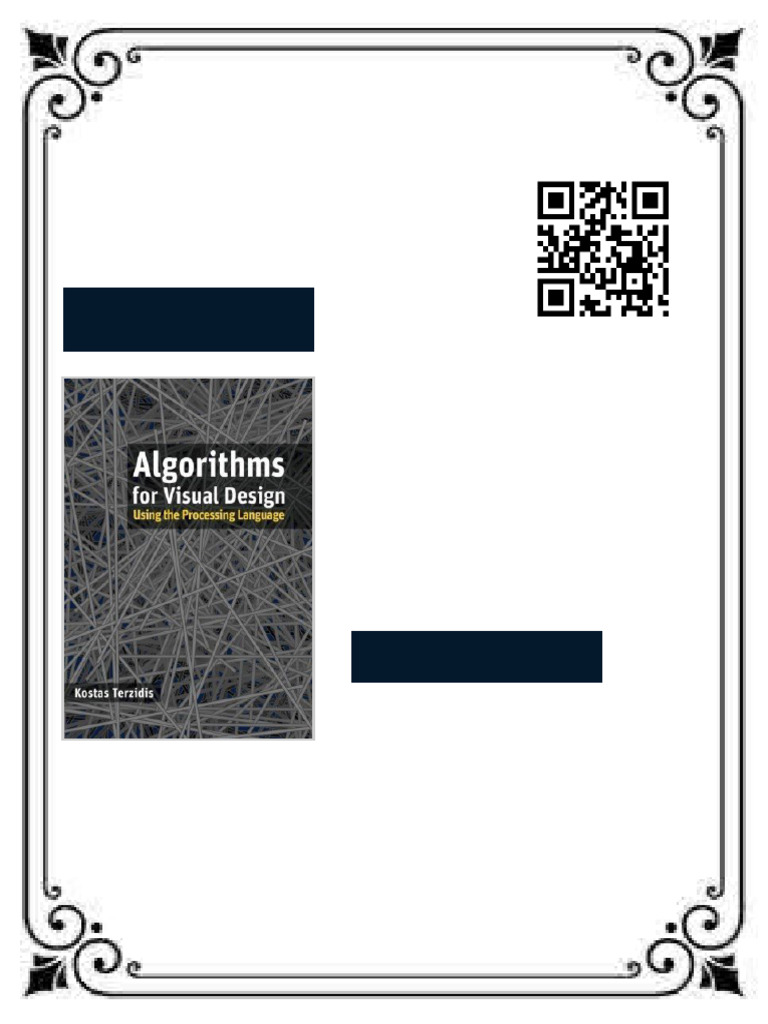 Algorithms For Visual Design Using The Processing Language 1st Edition ...