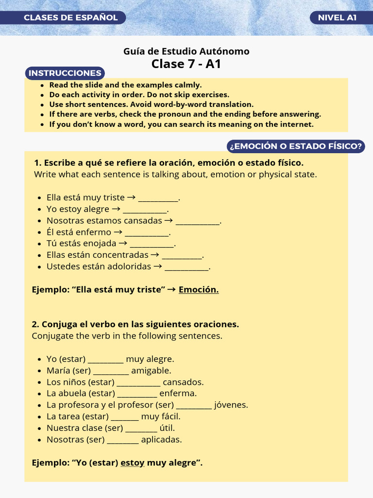 Guía Clase 7 UCM A1 | PDF