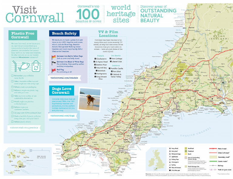 Visit Cornwall Map Web | PDF