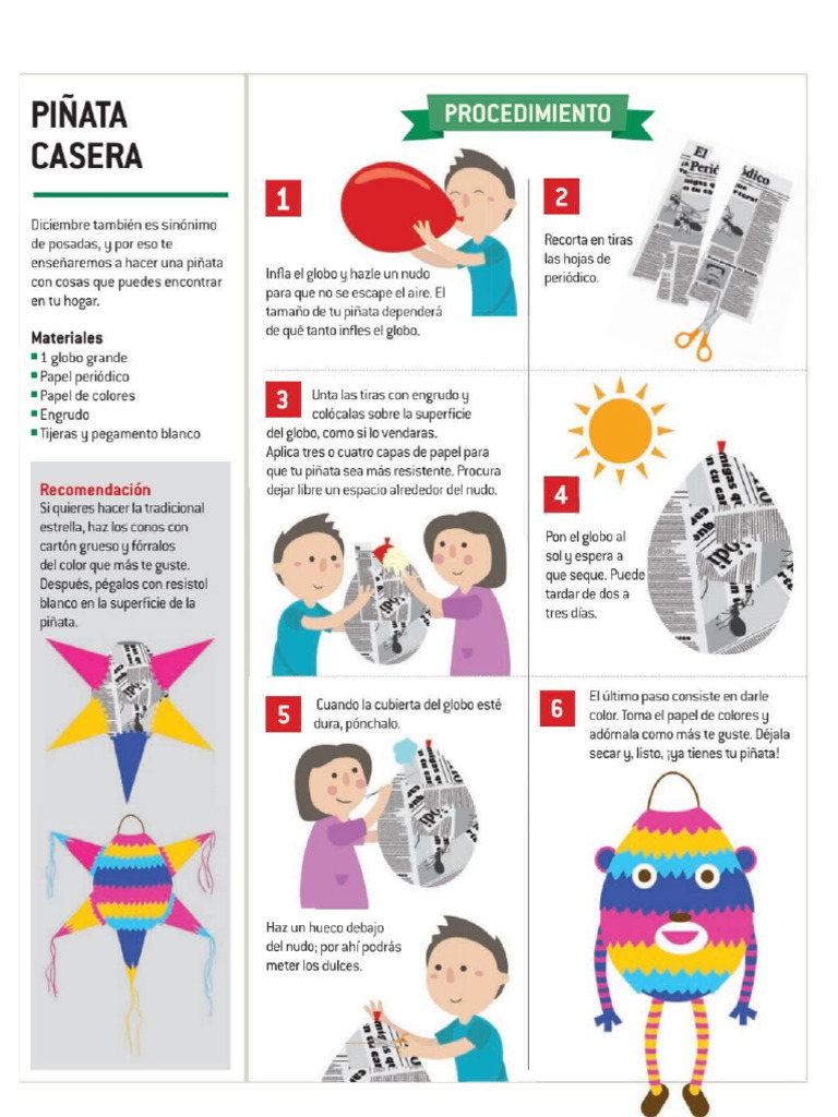 Cómo Hacer Una Piñata | PDF