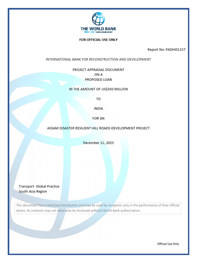 World Bank | PDF | Infrastructure | Flood