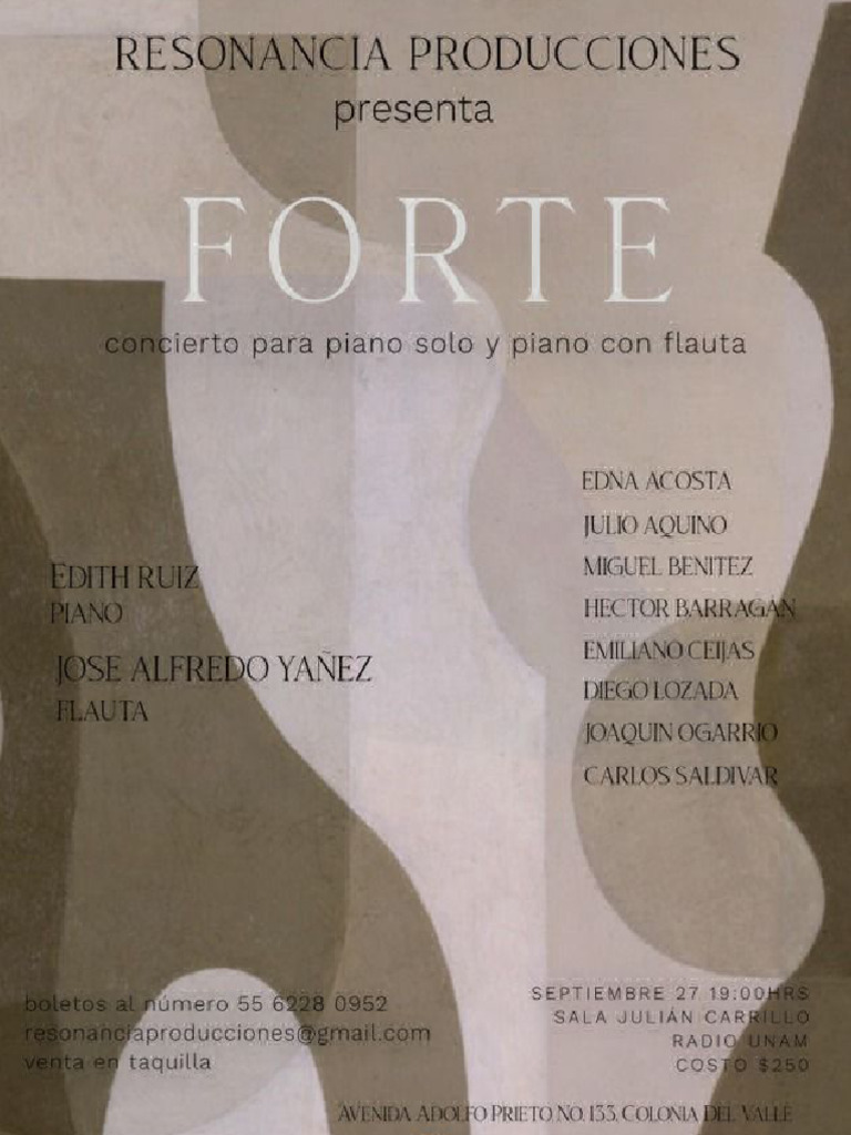 Programa de Mano Forte | PDF | México | Imaginación