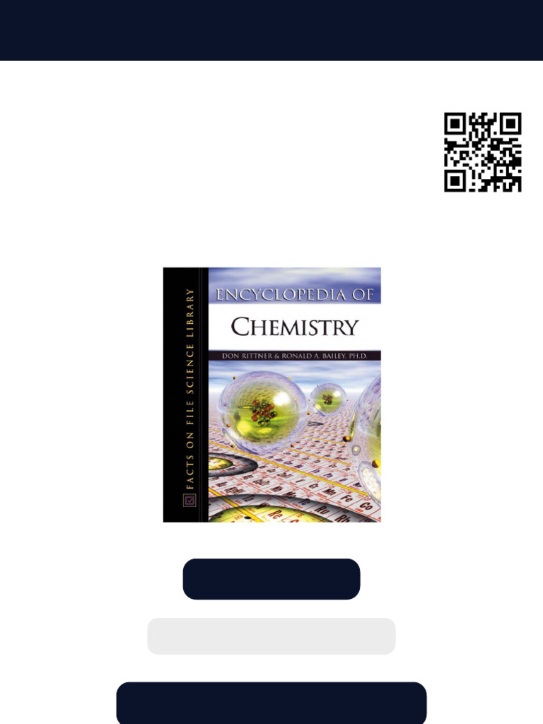 Encyclopedia of Chemistry 1st Edition by Don Rittner, Ronald Albert ...