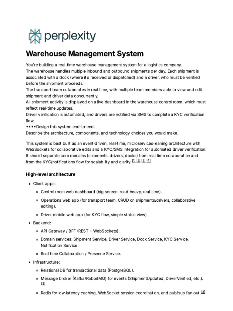 Warehouse Management System - You'Re Building A Real | PDF | Postgre ...