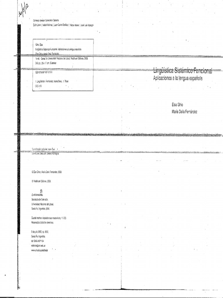 Ghio y Fernandez-LingSistemico-Funcional-cap 1 1 Rotated | PDF