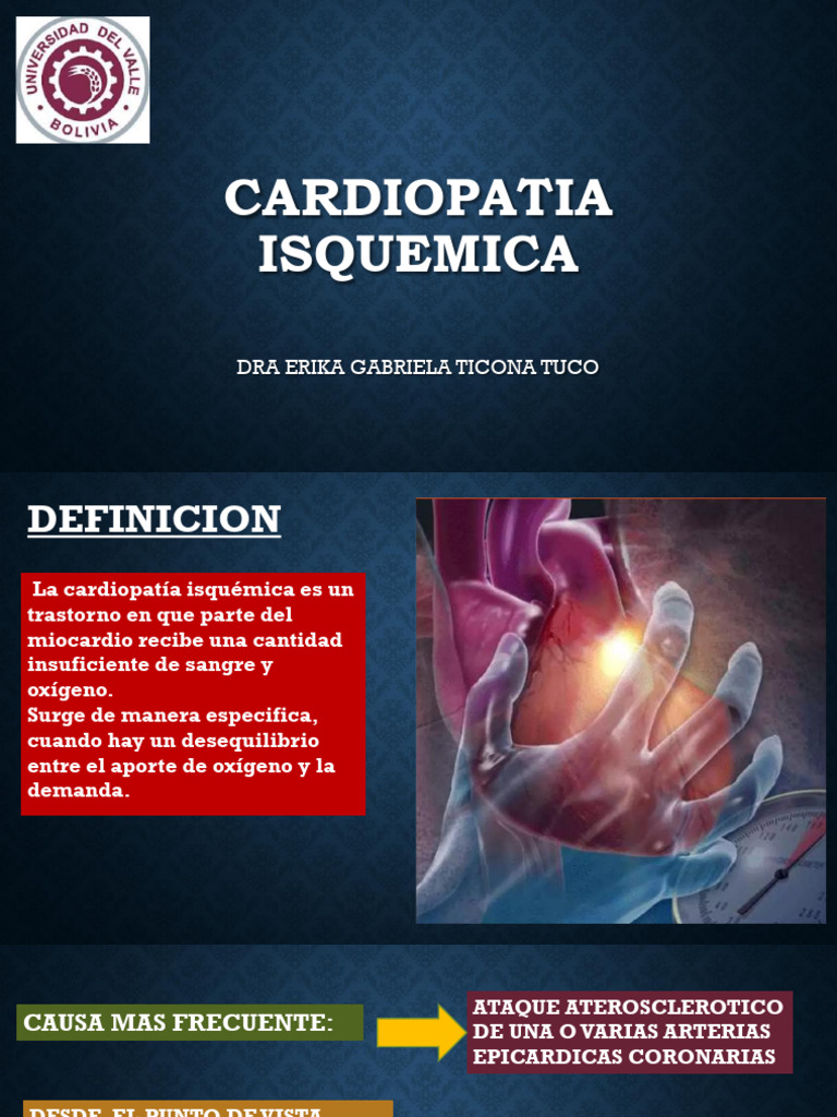 1.8. Cardiopatia Isquemica | PDF | Infarto de miocardio | Isquemia