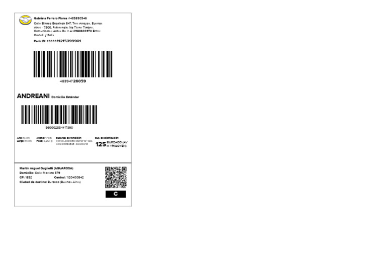 Shipment Labels 260203134147 | PDF