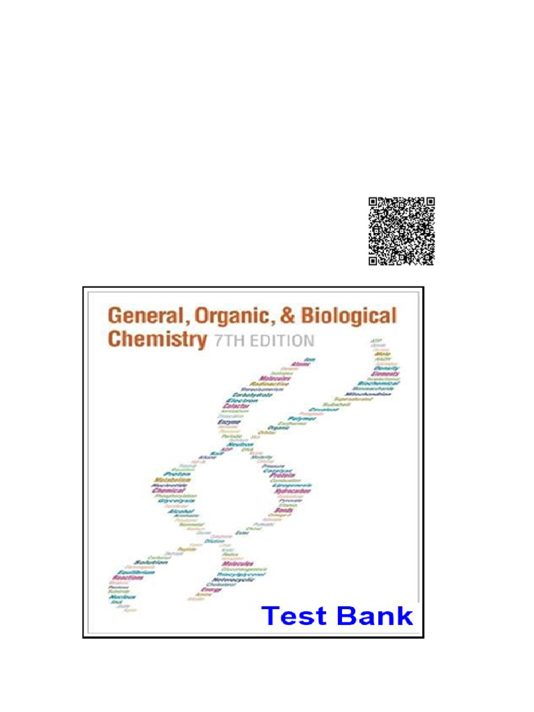General Organic and Biological Chemistry 7th Edition Stoker Test Bank ...