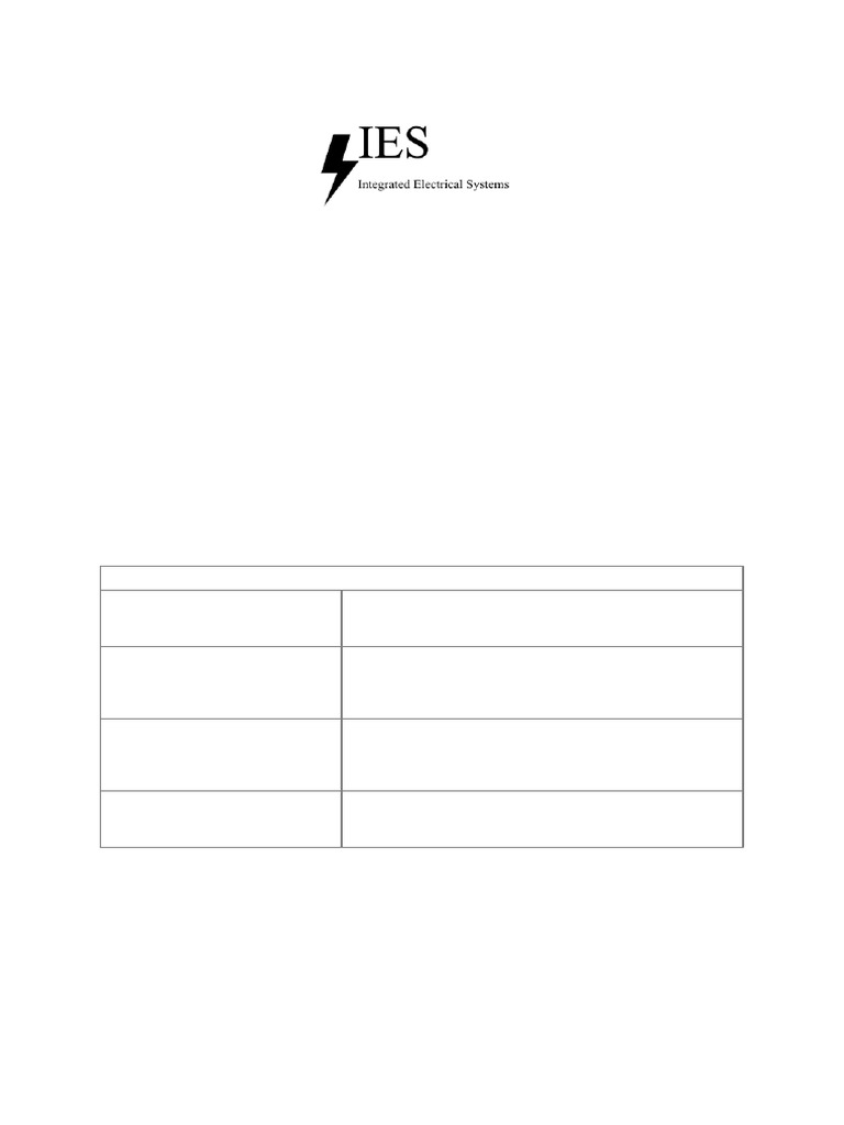 IES Company Portfolio | PDF