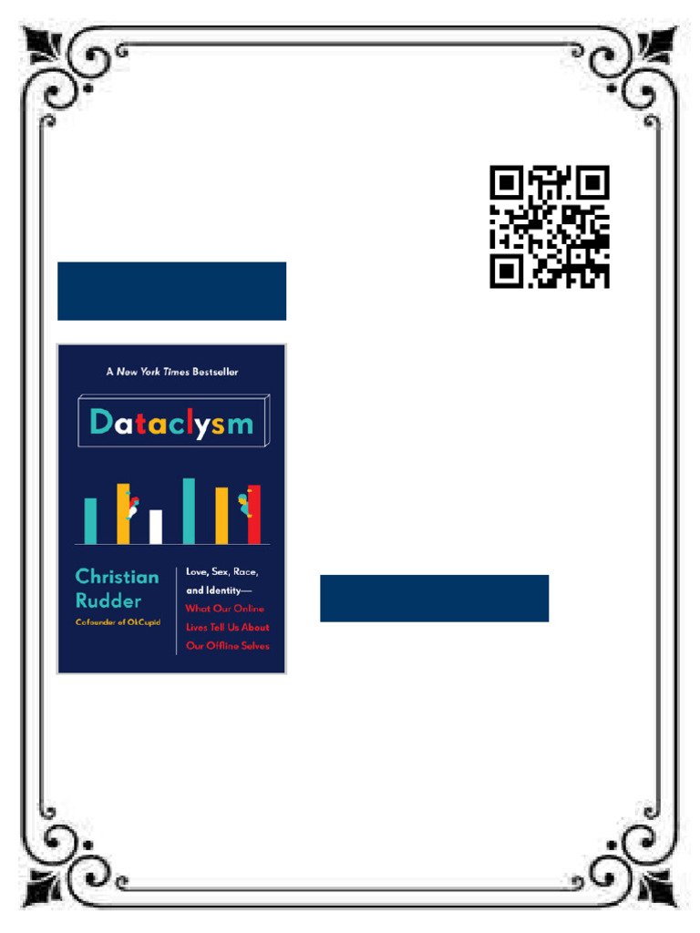 Dataclysm Who We Are When We Think No One S Looking 1st Edition ...