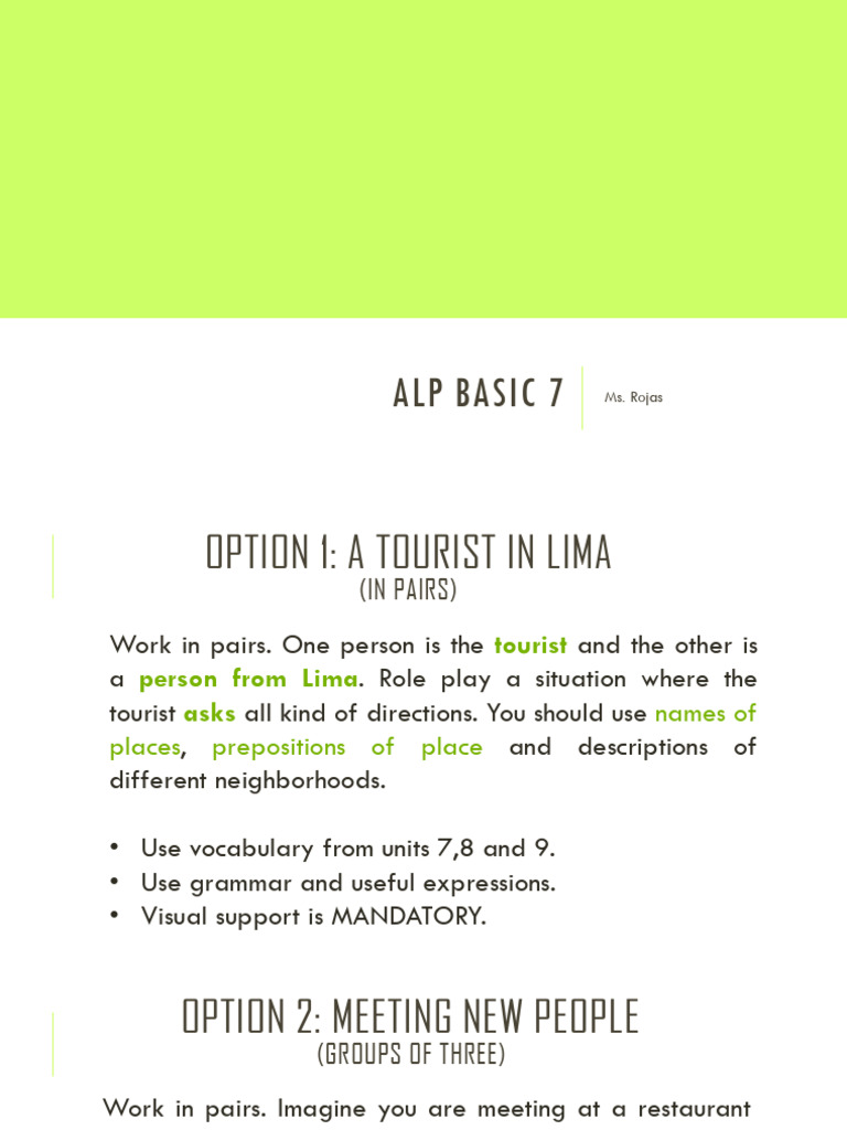 Alp Basic 7-1 | PDF