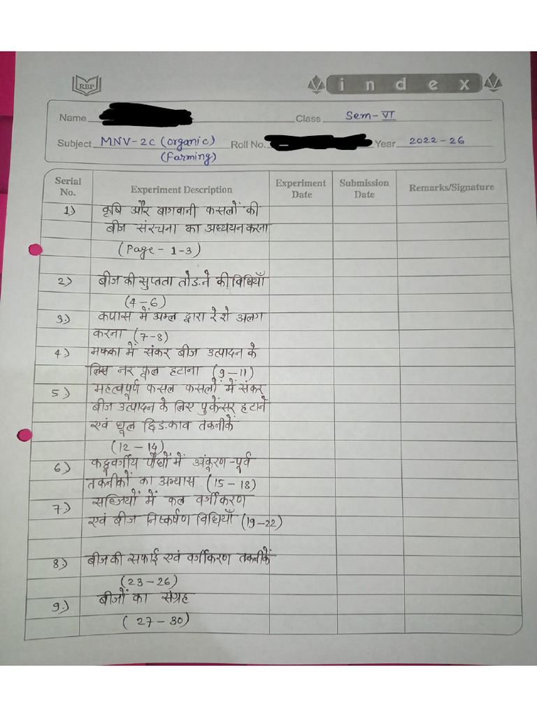 Organic Farming Practical Sem 6 | PDF