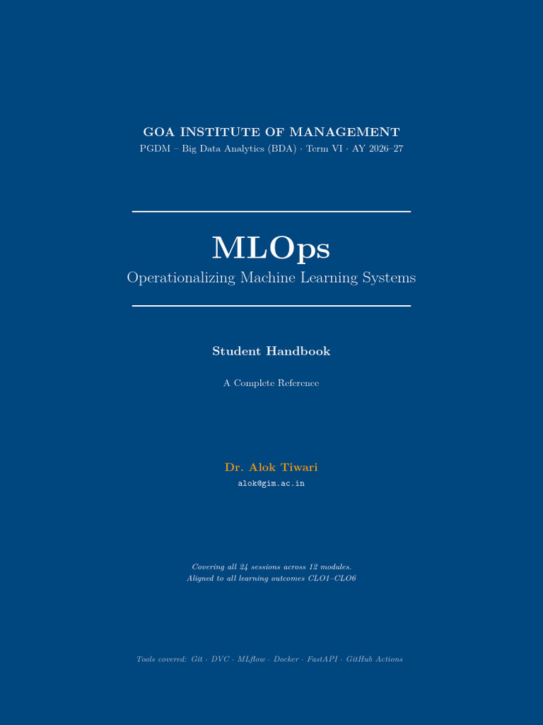MLOps Student Handbook | PDF | Software Engineering | Information ...