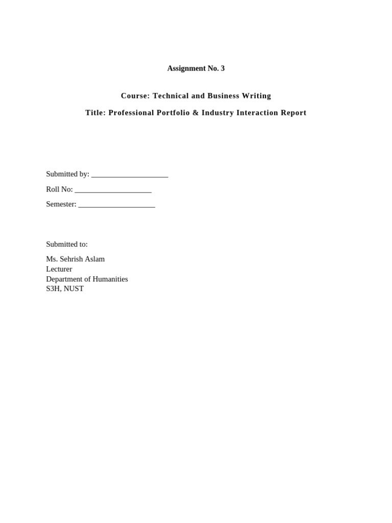 Assignment No 3 | PDF